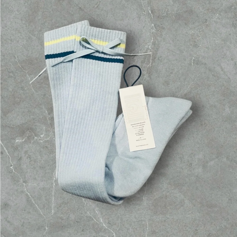 NWT Free People Foul Shot Knee High Socks